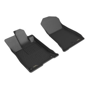 Acura TLX Floor Mats - Front - 3D MAXpider - Kagu - Black - `21-`23